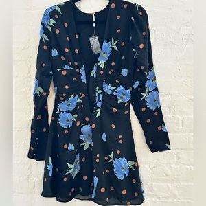 Free People Black Butterfly Dress - NWT